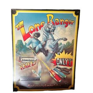 Lone Ranger Metal Wall Art - 1991